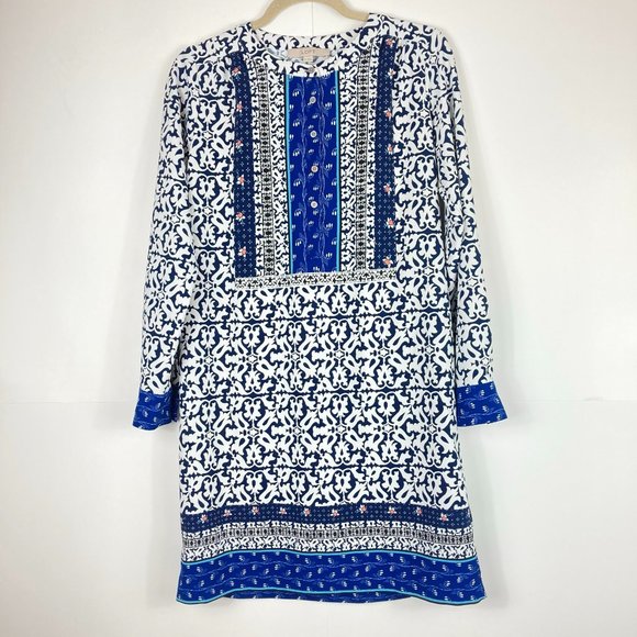Ann Taylor LOFT Floral Shift Dress Modest Church Christening Wedding Guest szXS - Picture 1 of 7